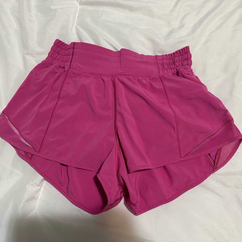 Hotty hot high rise 2.5in hot pink shorts 6